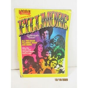 Planet Presents A Tribute to the Fillmore Collector Issue Magazine 1971